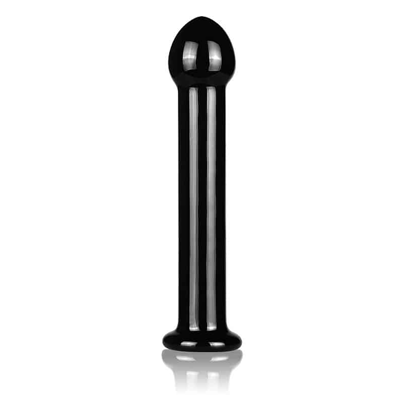 12159586557-5578-4.jpg Plug Anal em Vidro Lovetoy – Preto - Imagem 1