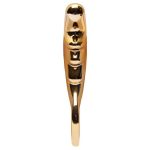 Massageador de próstata metalizado na cor Dourado less hard - Imagem 3