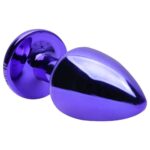 Plug anal de metal tamanho G lilás linha signos hard - Imagem 7