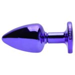 Plug anal de metal tamanho G lilás linha signos hard - Imagem 4
