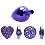 Kit Plug Anal Médio Em Metal Lilás 4x1 – Linha Hard - Imagem 5