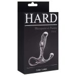 Massageador de próstata em metal com formato ergonômico e alça de segurança - 6,5 x 1,9 cm | cor: dourado - Hard - Imagem 6