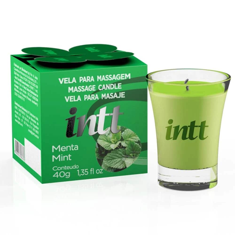 15142672353-in0264-2.jpeg Vela para massagem beijável | sabor: Menta - intt - Imagem 1