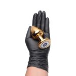 Plug anal de metal Dourado tamanho G linha signos hard - Imagem 6