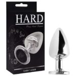 Plug anal de metal cromado tamanho G linha signos hard - Imagem 4