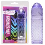Capa Peniana Expansora Texturizada com Nódulos Massageadores Lilás 14cm – La Pimienta