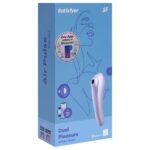 Sugador 2 em 1 recarregável com 11 intensidades de sucção e vibração - satisfyer dual pleasure - Imagem 8