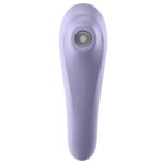 Sugador 2 em 1 recarregável com 11 intensidades de sucção e vibração - satisfyer dual pleasure - Imagem 3