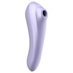 Sugador 2 em 1 recarregável com 11 intensidades de sucção e vibração - satisfyer dual pleasure - Imagem 2