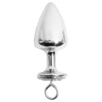 Kit algemas com plug anal cravejado com strass tamanho M - Hard Metal - Imagem 12