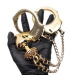 Kit algemas com plug anal cravejado com strass tamanho M - Hard Metal - Imagem 14