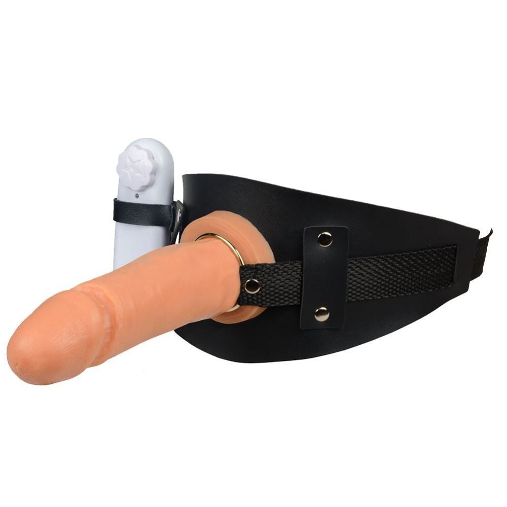 15183252040-l330.jpg Cinta Peniana De Coxa Com Prótese Com Vibrador De 15 x 4,5cm – La Pimienta - Imagem 1