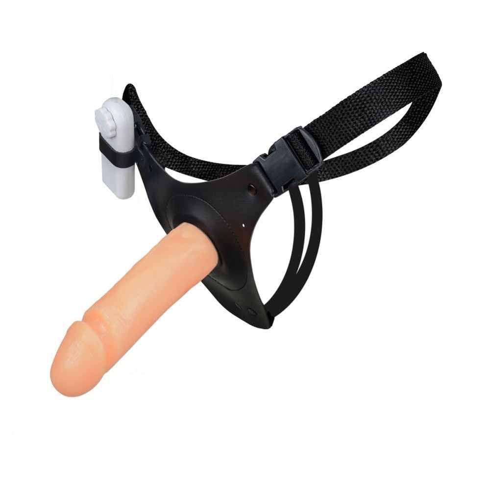 15183264363-l216.jpg Cinta Peniana Com Prótese e Vibrador De 14 x 3,5 cm – La Pimienta - Imagem 1