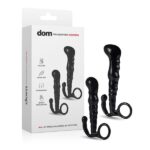 Kit com 2 massageadores de próstata em silicone com tamanhos diferentes - Dom m3