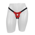 Cinta Peniana Strap On Universal Vinil Vermelho Para Pênis Realísticos - Imagem 3