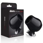 Dom p8 - anel para pênis e testículos com vibro - 7 x 4,7 cm