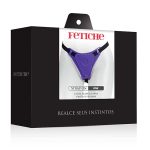 Cinta Peniana Ajustável Strap On Vinil Lilas com Elástico - Imagem 4