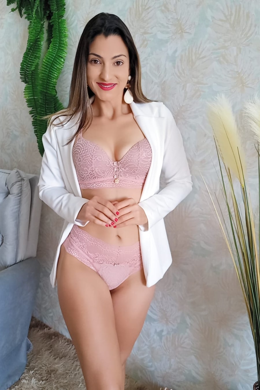15185192175-jm0313rosewood-03.jpg Conjunto de lingerie com bojo multiformas rosewood de rendão - Imagem 1