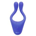 Vibrador Doppio 2.0 Blue Aveludado a Prova D'água com 10 Modos de Vibração - Imagem 4