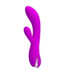 Vibrador estimulador de ponto g e clítoris recarregável Pretty love wilbur - Imagem 3
