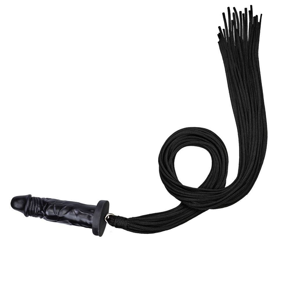 15186670330-l176.jpg Chicote 20 Tiras Em Corda De 90cm - Base Em Prótese Realística - Imagem 1