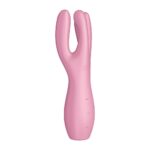 Satisfyer Threesome 3 na cor rosa - Vibrador e estimulador de clitoris - Imagem 7