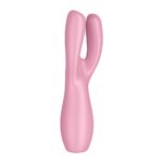 Satisfyer Threesome 3 na cor rosa - Vibrador e estimulador de clitoris - Imagem 5