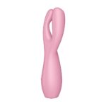 Satisfyer Threesome 3 na cor rosa - Vibrador e estimulador de clitoris - Imagem 6