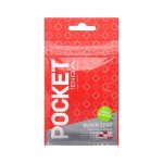 Masturbador masculino descartável com textura em relevo - Tenga pocket block Edge - Imagem 5