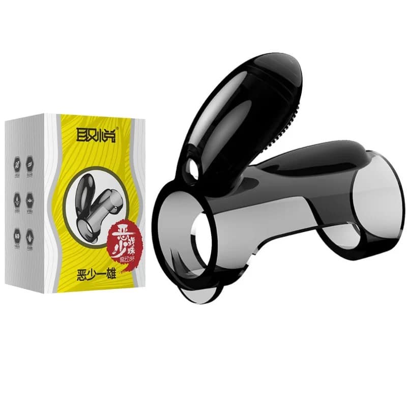 15200676328-ln0396-01-2.jpg Capa peniana com estimulador clitoriano Vibrating Ring - Imagem 1