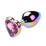 Plug Anal de coração pequeno colorido - Tamanho P - Imagem 10