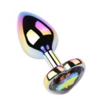 Plug Anal de coração pequeno colorido - Tamanho P - Imagem 12