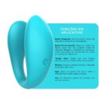 Vibrador de Casal Sincronia Azul - Intt Cosméticos - Imagem 11