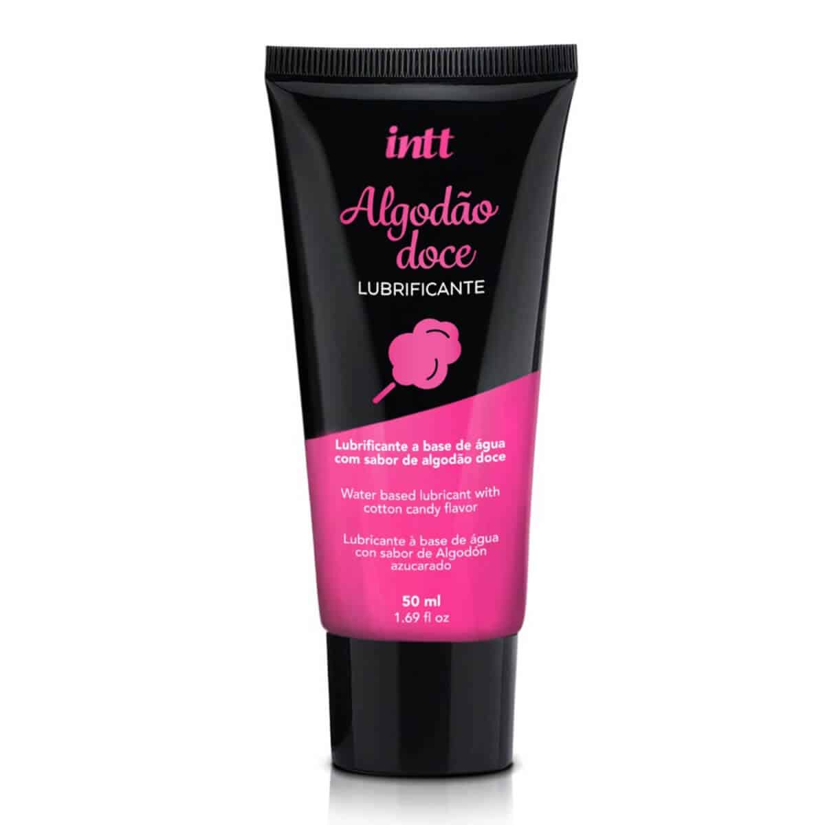 7491688140-lh17-ampliada.jpg Lubrificante Íntimo Beijável Algodão Doce 50ml Intt - Imagem 1