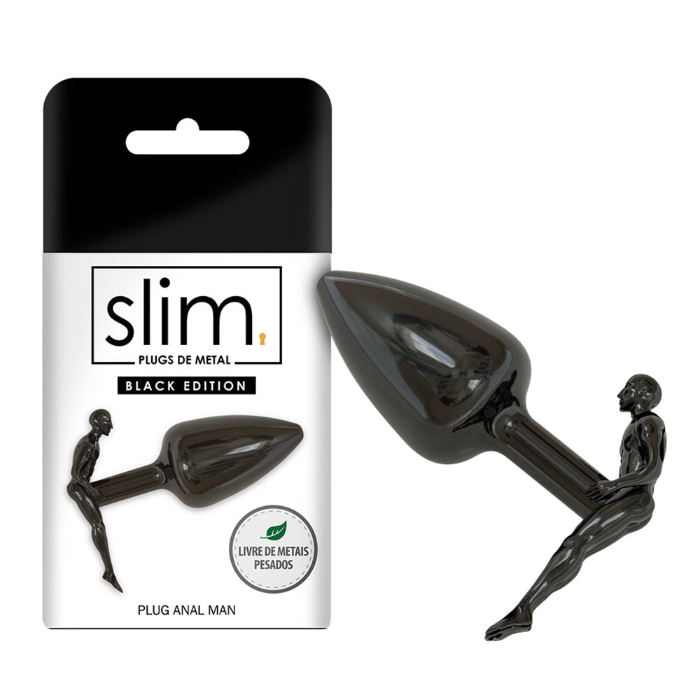 8458233091-15719482432107-zoom.jpg Plug Anal Man Em Metal Black - Sexy Fantasy - Imagem 1