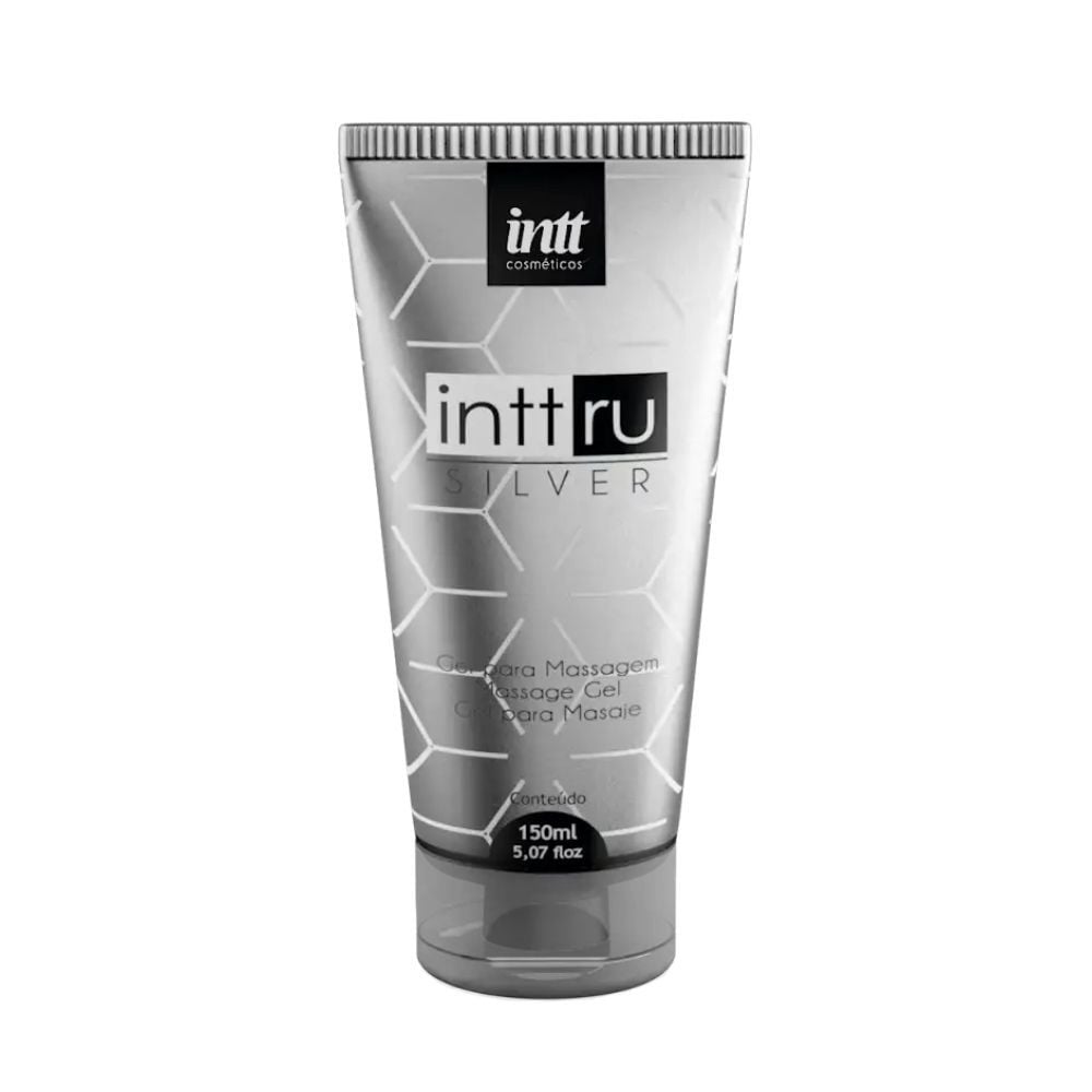 Gel para Massagem Corporal Nuru Ru Silver Intt 150ml (1) Gel para Massagem Corporal Nuru Ru Silver Intt 150ml