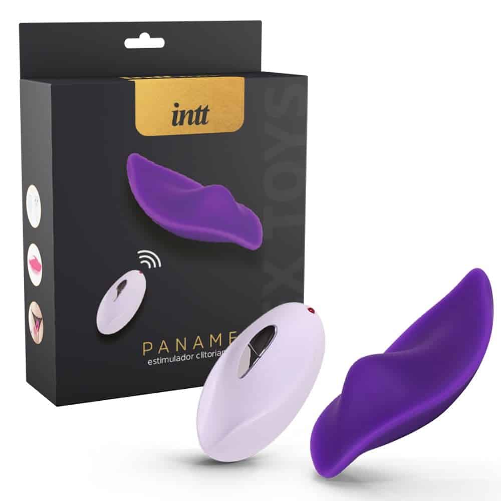IM0110 (1) Paname Vibrador de Calcinha roxo com 12 Vibrações em Silicone Intt - Imagem 1
