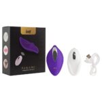 Paname Vibrador de Calcinha roxo com 12 Vibrações em Silicone Intt - Imagem 4