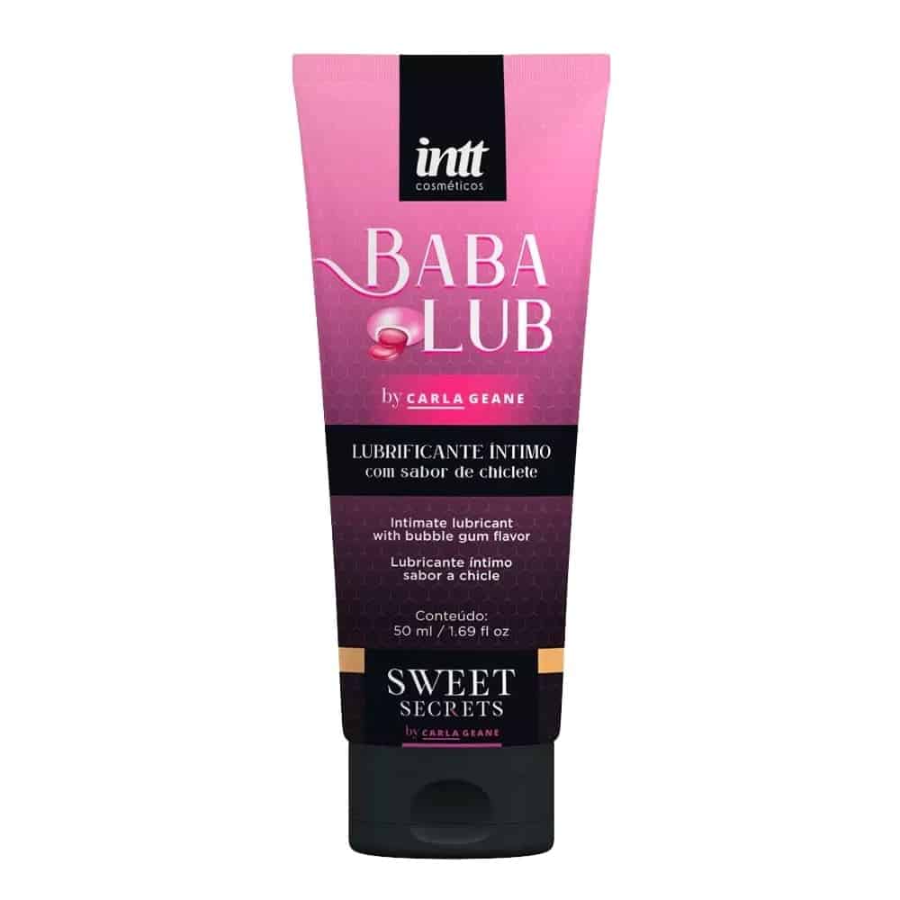 Lubrificante Beijável Babalub Sabor Chiclete 50g Linha Sweet Secrets intt Lubrificante Beijável Babalub Sabor Chiclete 50g Linha Sweet Secrets intt