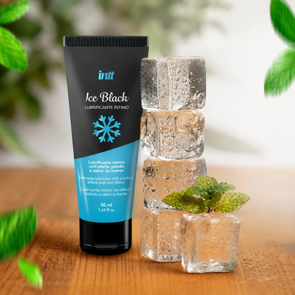 Lubrificante Íntimo Beijável Ice Black Efeito Gelado 50ml Intt Lubrificante Íntimo Beijável Ice Black Efeito Gelado 50ml Intt
