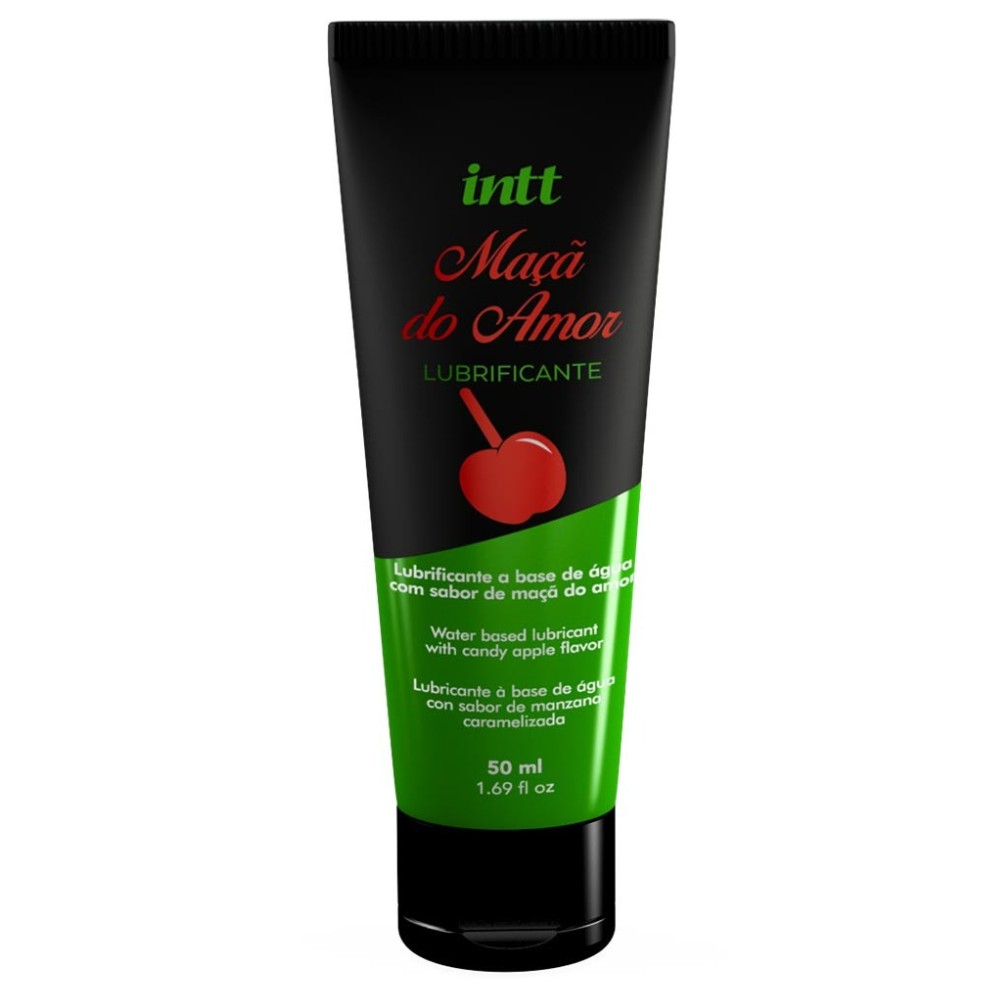 Lubrificante Íntimo Beijável Maçã do Amor 50ml Intt Lubrificante Íntimo Beijável Maçã do Amor 50ml Intt
