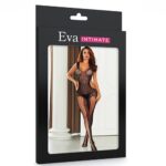 Macacao preto de Alça com Abertura Lateral Eva Intimate | Tamanho único - Imagem 3