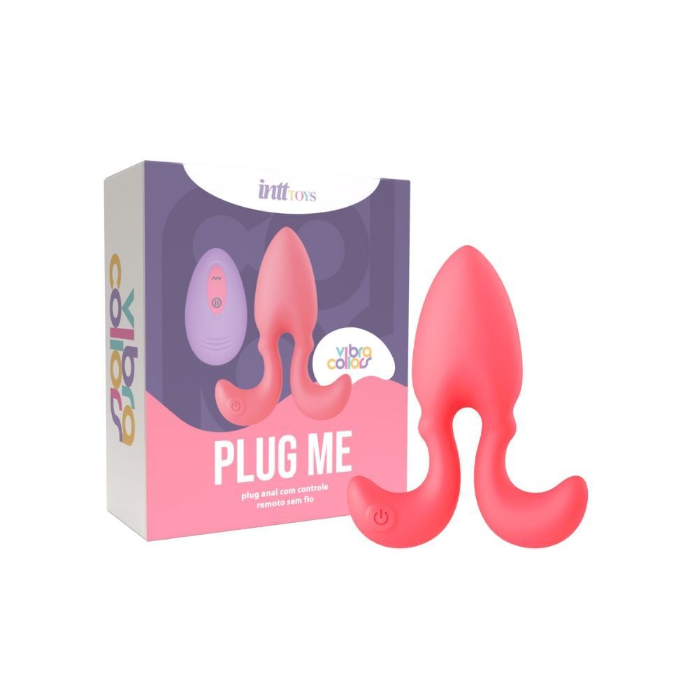 Plug Anal com Controle Remoto Plug Me - Intt Cosméticos (1) Plug Anal com Controle Remoto Plug Me - Intt Cosméticos - Imagem 1