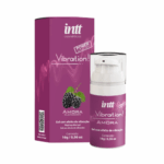 Vibration Gel vibrador liquido Sabor Amora 17g - Vibra, Pulsa e Esquenta - Imagem 2
