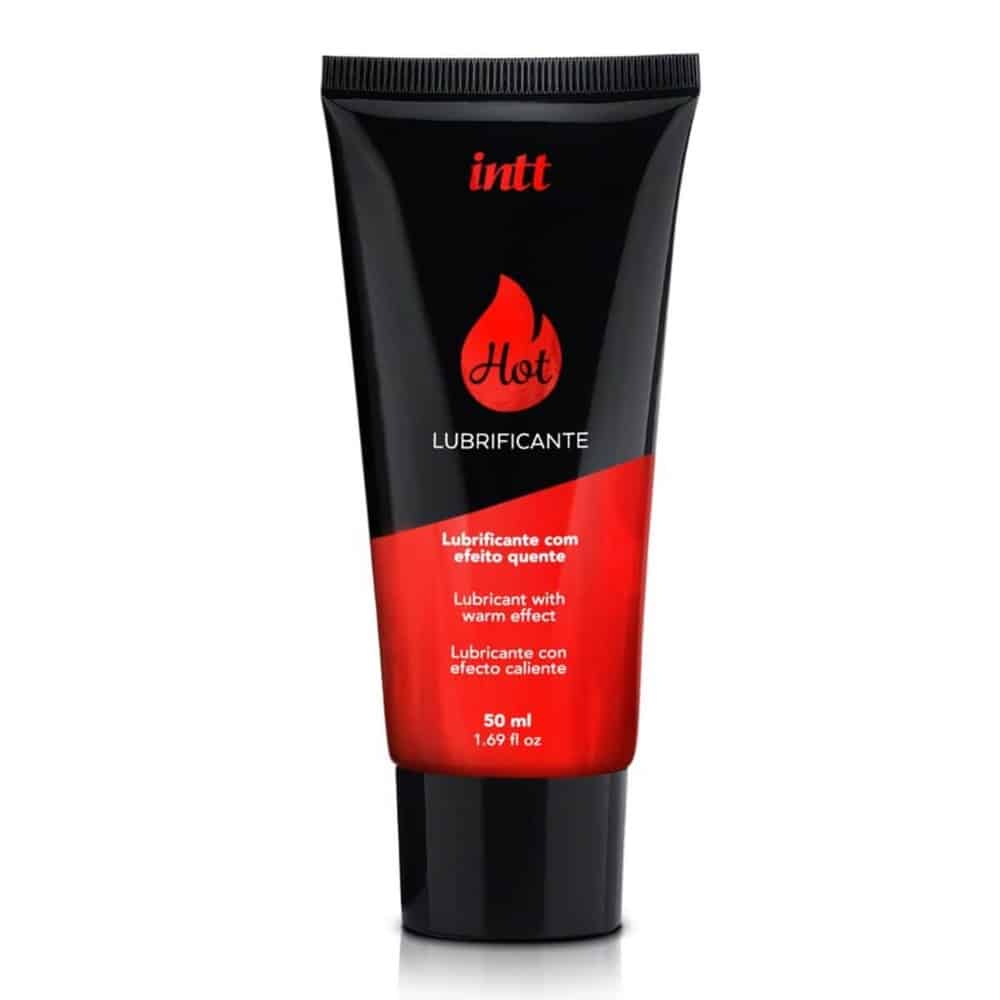 Lubrificante hot a base de água sabor morango 50ml - intt Lubrificante hot a base de água sabor morango 50ml - intt