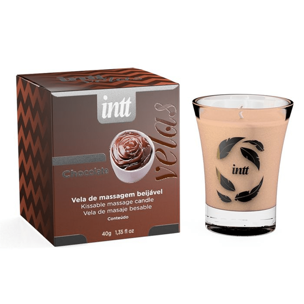 img_7996 Vela para massagem beijável | sabor: Chocolate - intt - Imagem 1