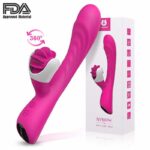 vibrador ponto g recarregável com 9 modos de vibração e língua estimuladora - Nymph - Imagem 6