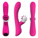 vibrador ponto g recarregável com 9 modos de vibração e língua estimuladora - Nymph - Imagem 11