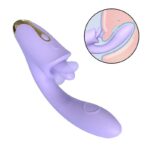 Vibrador de Ponto G e clitóris com Língua e Dedilhar Tapping Viola - S-Hande - Imagem 5