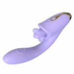 Vibrador de Ponto G e clitóris com Língua e Dedilhar Tapping Viola - S-Hande - Imagem 6